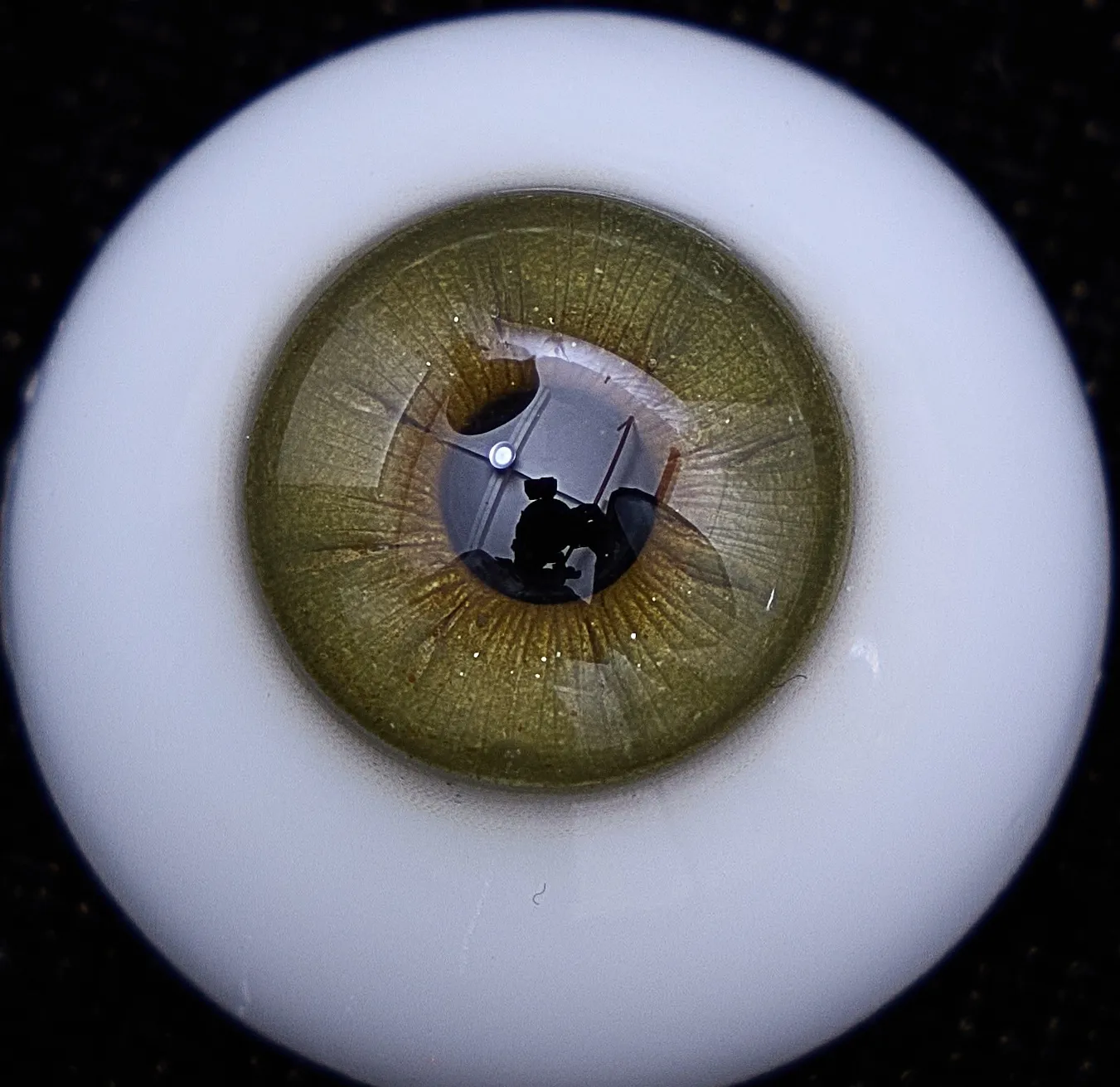 Eye colour 9 — olive green
