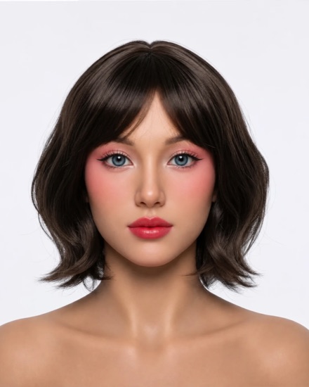 Oriental makeup look